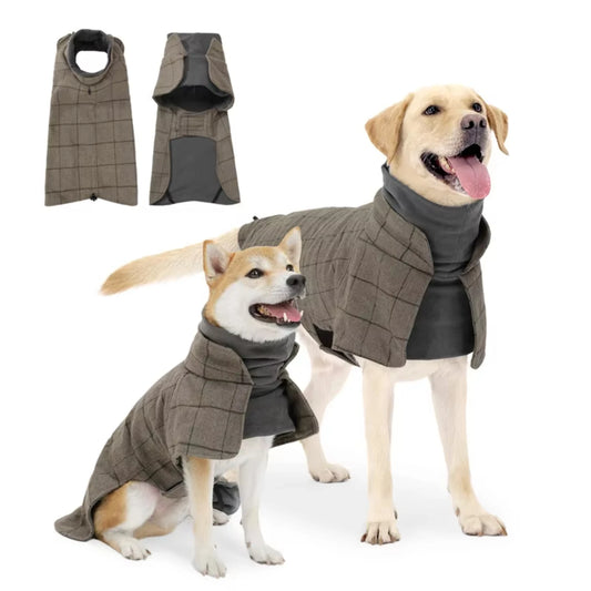 Chaqueta de lujo de diseño, impermeable, ajustable, estilo británico, traje para perro.