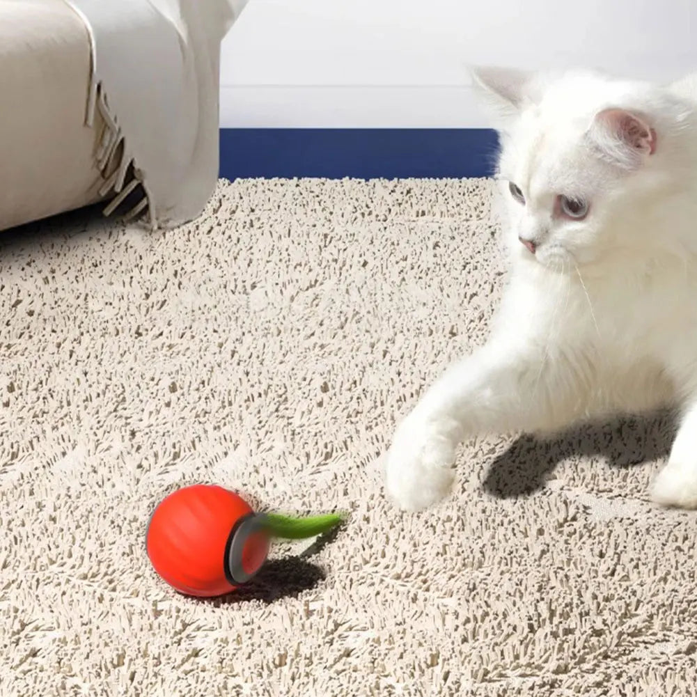 Juguetes para gatos Speedy Tail 2.0, pelota interactiva inteligente de nueva generación (2025), con ajuste de dos velocidades y movimiento