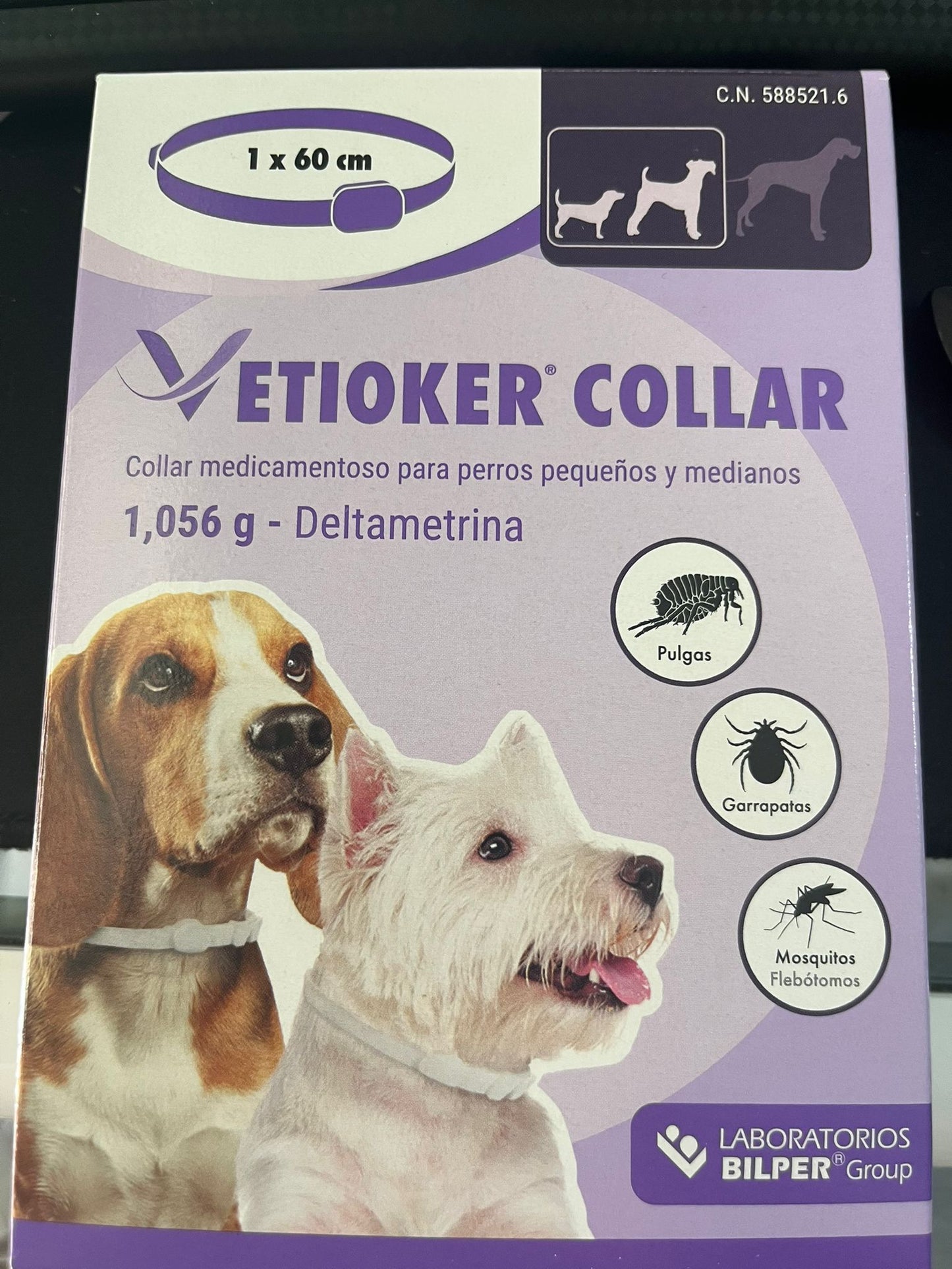 ETIOKER COLLAR ANTIPARASITO