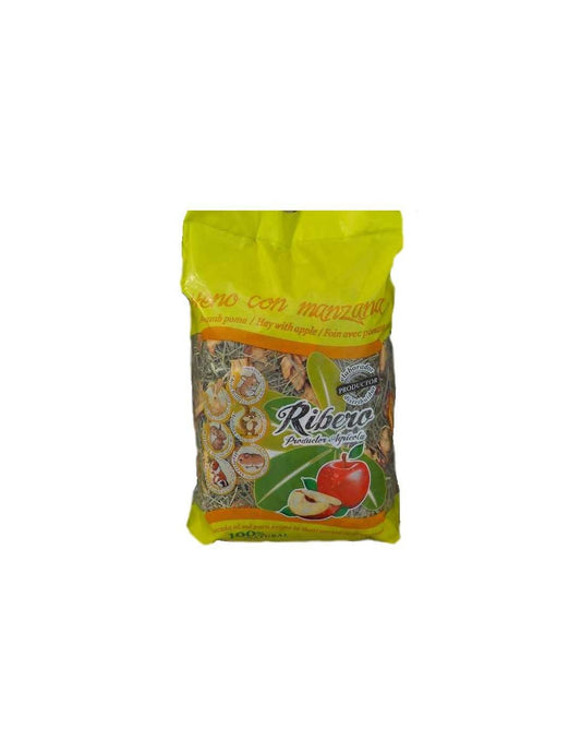 HENO CON MANZANA 500GR ROEDORES